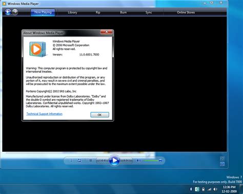 Windows Media Player Taskbar Toolbar Windows 7 Help Forums