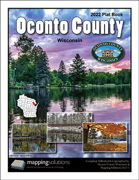 Oconto County Wisconsin 2022 Plat Book Mapping Solutions