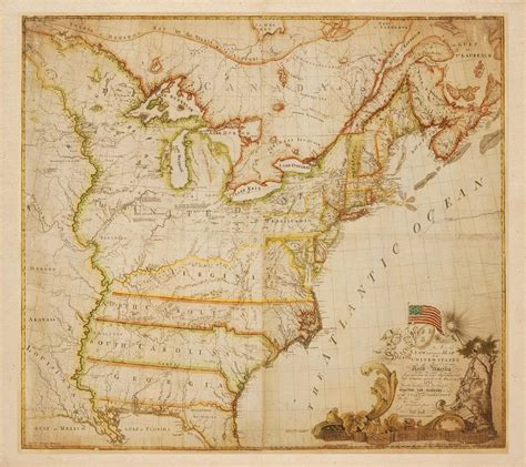 Map Of The United States Of North America 1784 Abel Buell Ii Map
