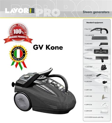 Jual Gv Kone Steam Generators Lavorpro Made In Italy Di Lapak