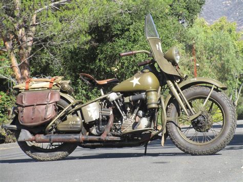 1941 Harley Davidson El Knucklehead Military Edition In All Its Glory
