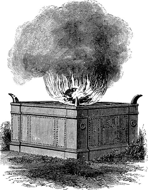 02 The Altar Of Burnt Offering Free Stock Illustrations Creazilla