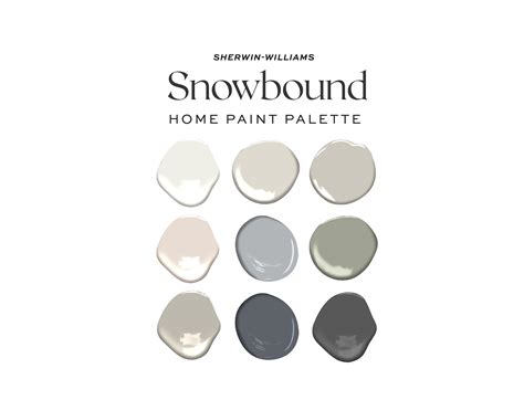 Sherwin Williams Snowbound Color Palette Complementary Color
