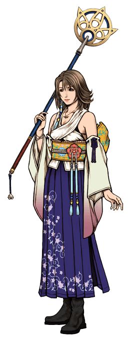 Daughter of high summoner braska, the man who defeated sin ten years before her pilgrimage began. Yuna | Final Fantasy Wiki | FANDOM powered by Wikia