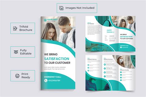 Medical Trifold Brochure Template Graphic By Nobelstation · Creative