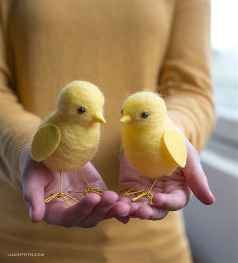 Needle Felted Chick Lia Griffith