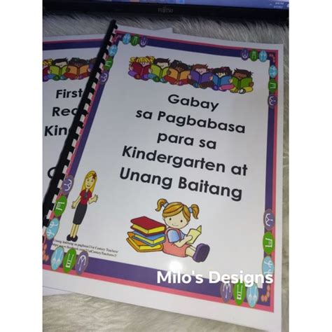 Workbook For Kids Gabay Sa Unang Pagbasa English Tagalog Shopee