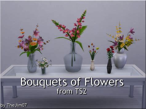 Sims 4 Ccs The Best Bouquets Of Flowers From Ts2 By Thejim07