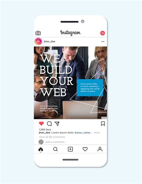 Web Design Instagram Ad Template In Psd Download