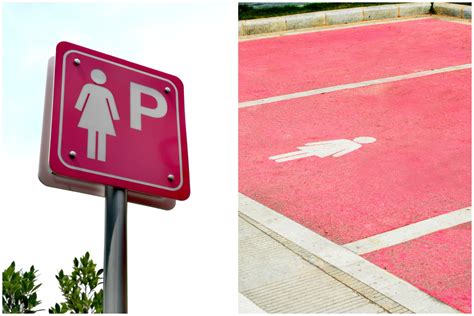 Women Only Parking Lot Spaces Divide Opinion Online Flashing Green