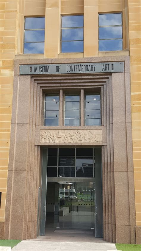 Sydney City And Suburbs Museum Of Contemporary Art Entrance