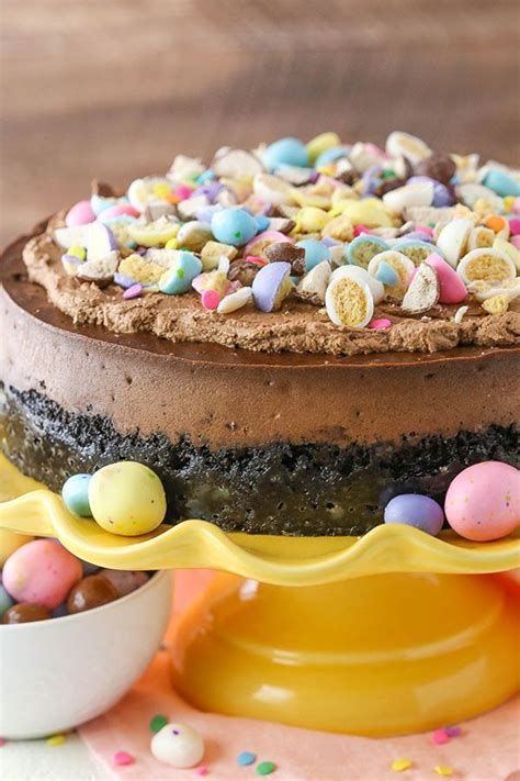 Whether fast and easy breakfast recipes, or your favourite desserts, browse our egg recipe database today and cook up something delicious. Malted Easter Egg Chocolate Cheesecake - thick, creamy ...