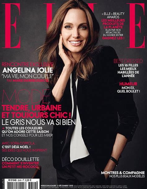Angelina Jolie Looks Stunning On The Cover Of Elle France To Promote By