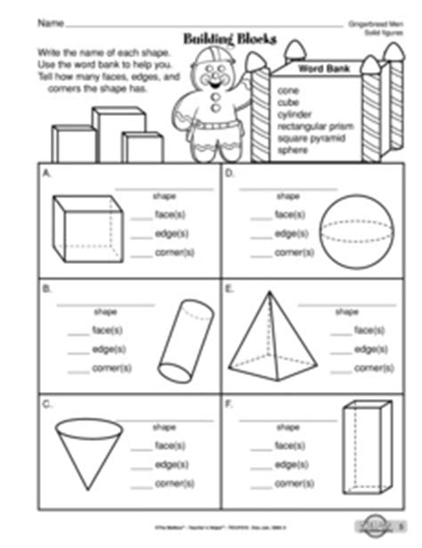 Thousands of printable math worksheets for all grade levels, including an amazing array of these math worksheets provide practice for multiplying fractions. Results for solid shapes worksheets | Guest - The Mailbox
