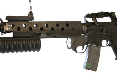 Deactivated M16a1 Assault Rifle M203 Launcher Sn 39803856