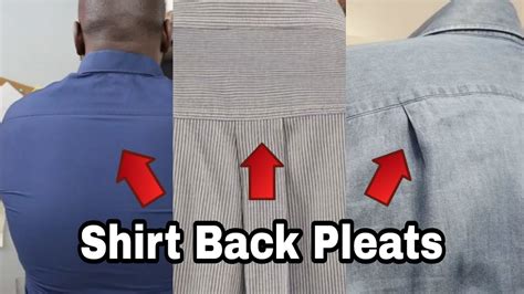 This One Thing Makes A Difference For Muscular Men Shirt Back Pleats Youtube