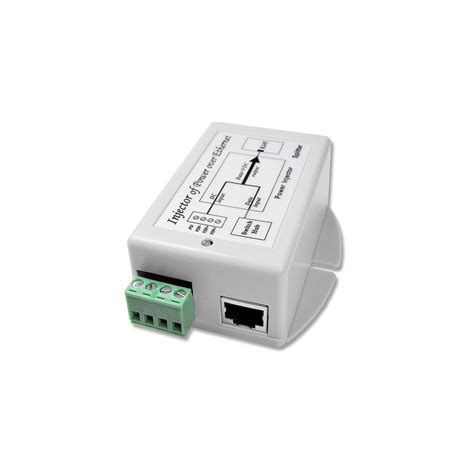 12v Accu Power Over Ethernet Poe Adapter Injector 1 Port Innocam