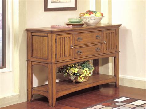 Standard Furniture Mission Hills Sideboard In Chesnut Brown 17448 By