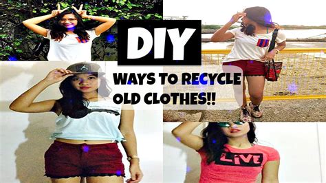 How To Diy Ways To Recycle Old Clothes Youtube