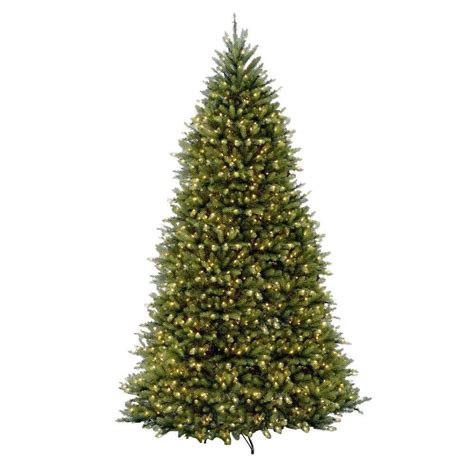 National Tree Company Ft Pre Lit Dunhill Fir Hinged Artificial