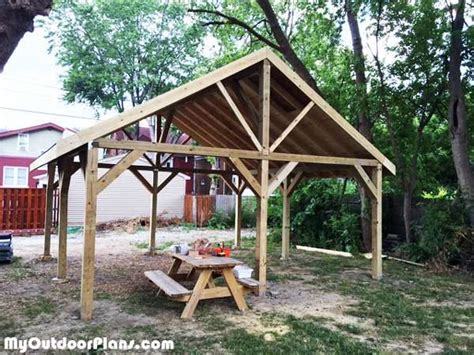 Diy Pavilion Myoutdoorplans Woodworking Architecture Plans 101841