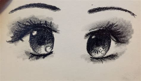 How To Draw Anime Eyes Step By Step With Pencil