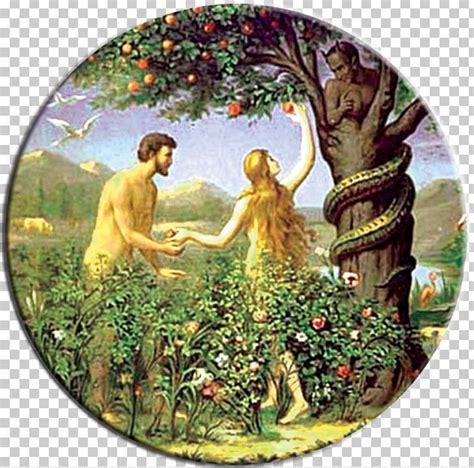 Adam And Eve Satan Garden Of Eden God Fall Of Man Png Clipart Free