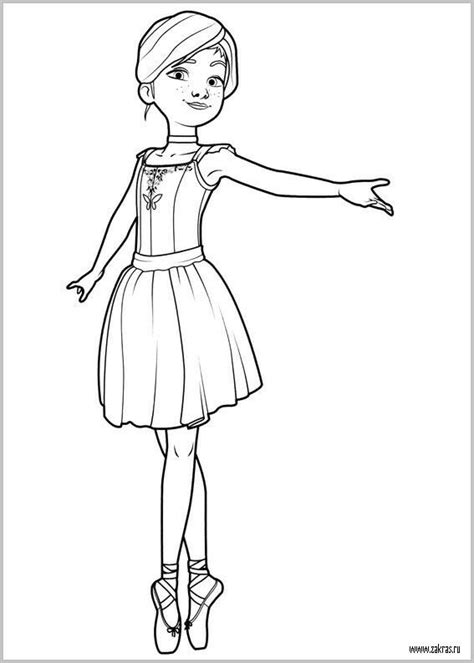 Ballerina coloring pages 3 image via www.coloringtown.com. Пин от пользователя Helga Fischer на доске Inne ...