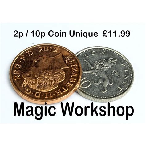 Magic Coin Trick Coin Unique Vanishing 10p 2p 10p Coin Trick Ebay