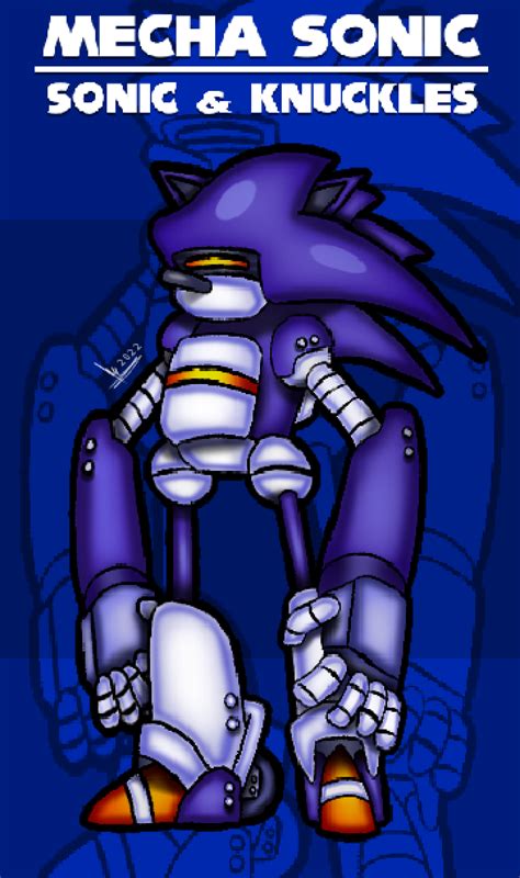 Mecha Sonic Sonic And Knuckles By Ultraistinctdrawing On Deviantart