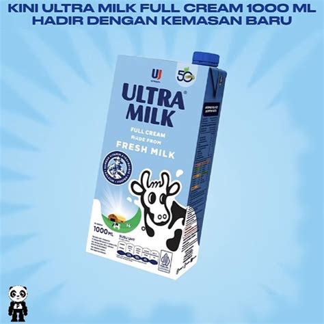 Jual Ultra Milk Susu Uht Full Cream 1 Liter Susu Ultramilk Di Lapak