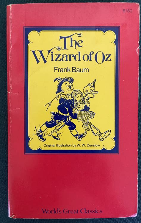 1969 Wizard Of Oz Pb Book Denslow Illustrations 1960s70s L Frank Baum