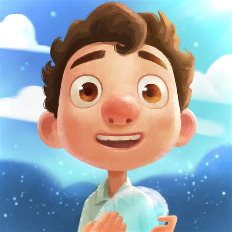 Luca Fanart 🌟🌊 올해 너무너무 인상깊게 본 애니메이션🤩 Pixar Pixarluca Lucafana