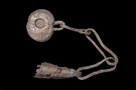 At Auction Medieval Iron Flail With Chain