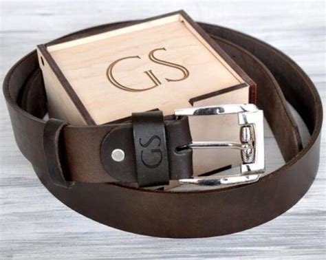 Since you've likely already done some traditional anniversary gift browsing, you've probably learned that this particular milestone is signified by leather—something that gets better, more nuanced, and refined over time. Personalized engraved Leather Belt anniversary Gifts for ...
