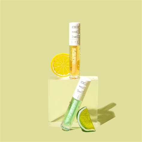 Lemon Lime Lip Oil Duo Kab Cosmetics
