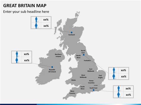 Great Britain Uk Map Powerpoint Template Ppt Slides Sketchbubble