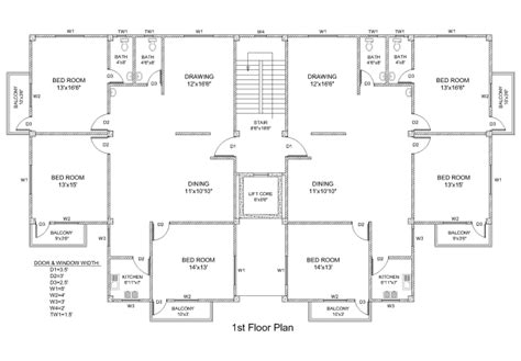 52 New Concept Autocad 2d House Plan With Dimensions