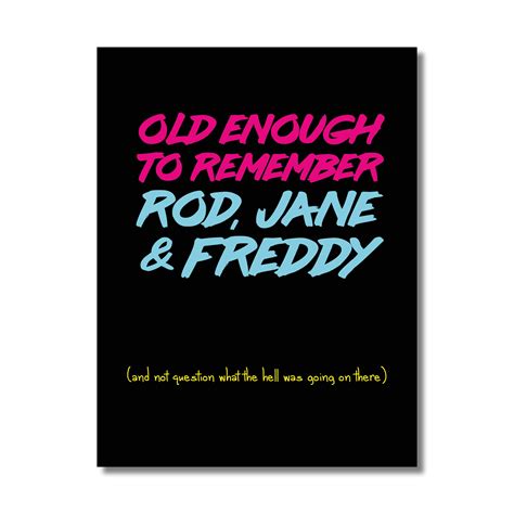 Rod Jane And Freddy — The Buddy Fernandez Card Company