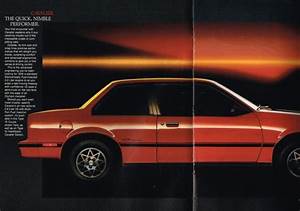 Big 1985 Chevy Cavalier Brochure Catalog W Color Chart Cs Type 10