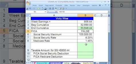 How To Calculate Gross Pay In Excel 2010 How To Calculate Overtime
