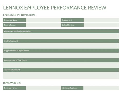 Free Employee Performance Review Templates Smartsheet Chegospl