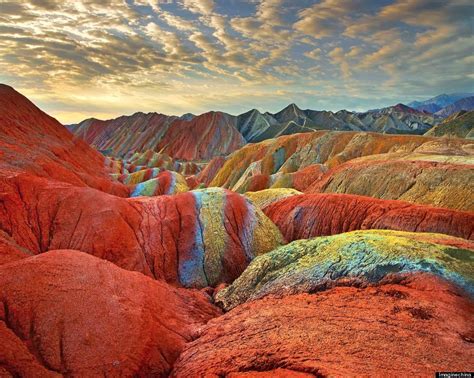 Look These Rainbow Mountains Actually Exist Zhangye Danxia Landform