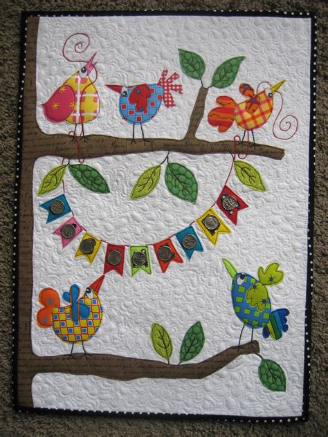 A Clients Wall Hanging Bird Quilt Quilts Quilting Crafts
