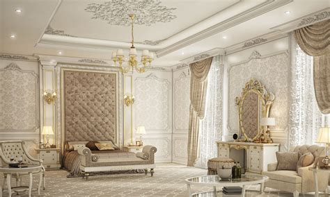 Classic Master Bedroom Private Villa Doha Qatar Classic Master
