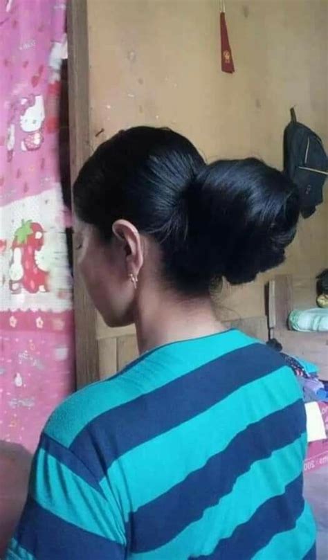 Bun Hairstyles Buns Long Hair Sari Fashion Saree Moda Fashion