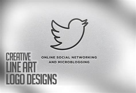 Inspiring Line Art Logo Designs 26 Creative Examples Logos