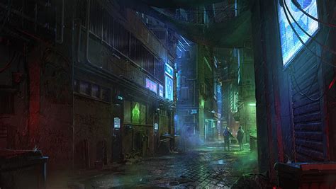 Sci Fi Cyberpunk Street Hd Wallpaper Peakpx