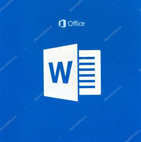 Logotipo De Microsoft Office Word — Foto Editorial De Stock © Dennizn