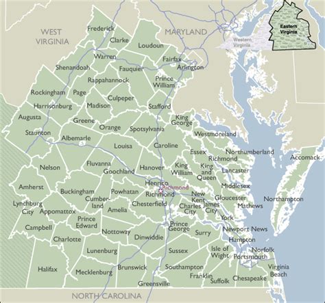 County Zip Code Maps Of Virginia